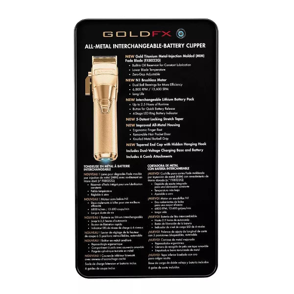 BaBylissPRO FXONE GOLDFX Clipper
