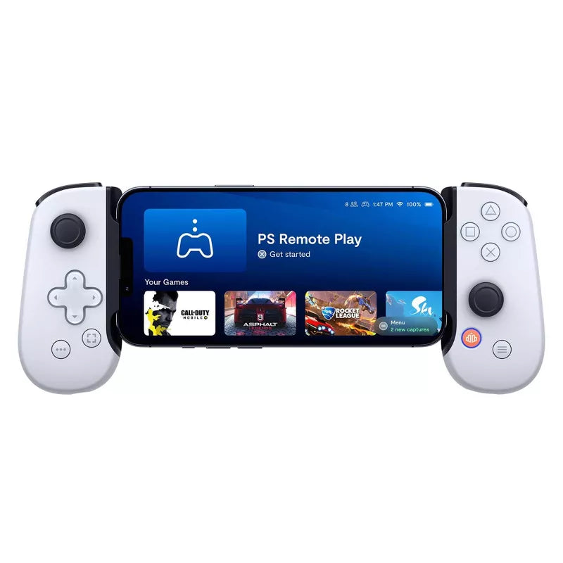 Backbone One PlayStation Edition (Lightning) Mobile Gaming Controller for iPhone - Gen 2 White - YesMegastore