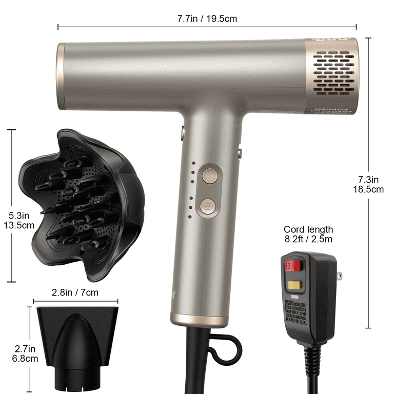 Yapoy Turbo Flow Hair Dryer