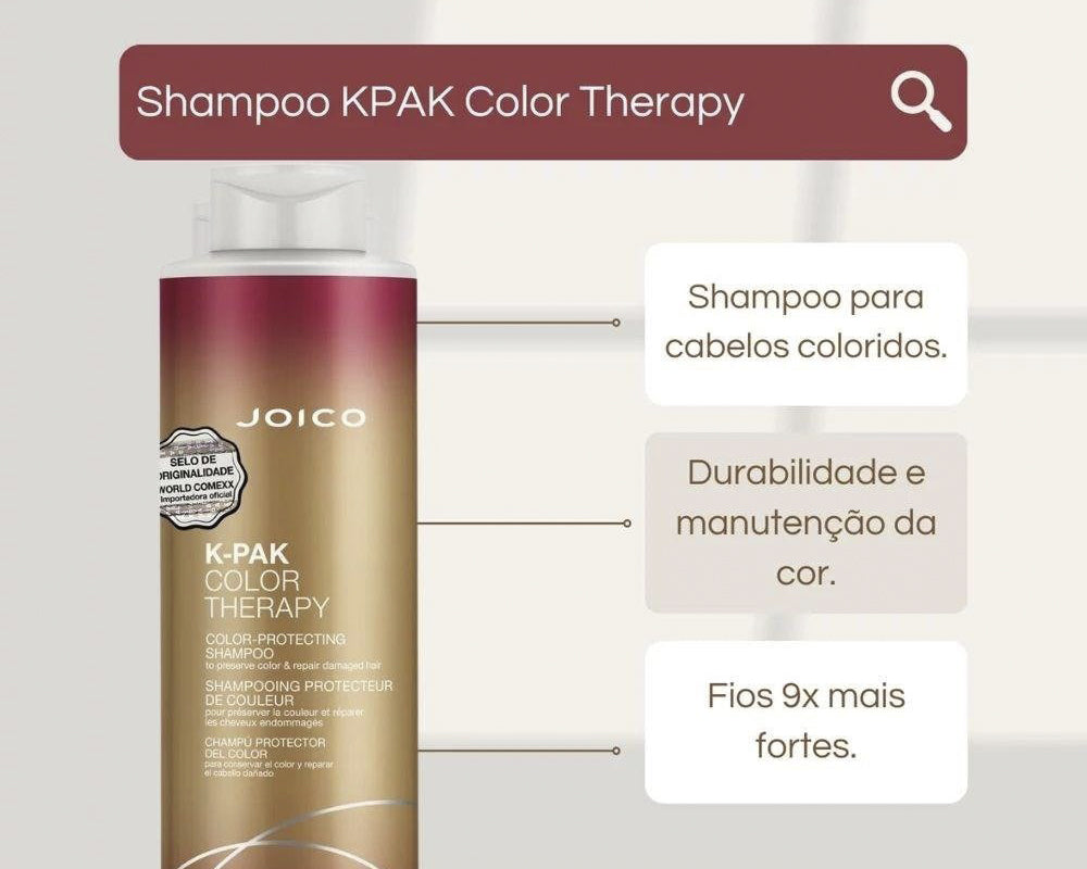 Joico, K-PAK, Color Therapy, Shampoo and Conditioner Duo.