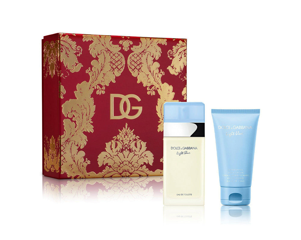 Dolce & Gabbana Light Blue, Eau de Toilette with Body Cream.