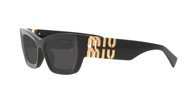 Miu Miu 0MU 09WS 1AB5S0  Black Sunglasses
