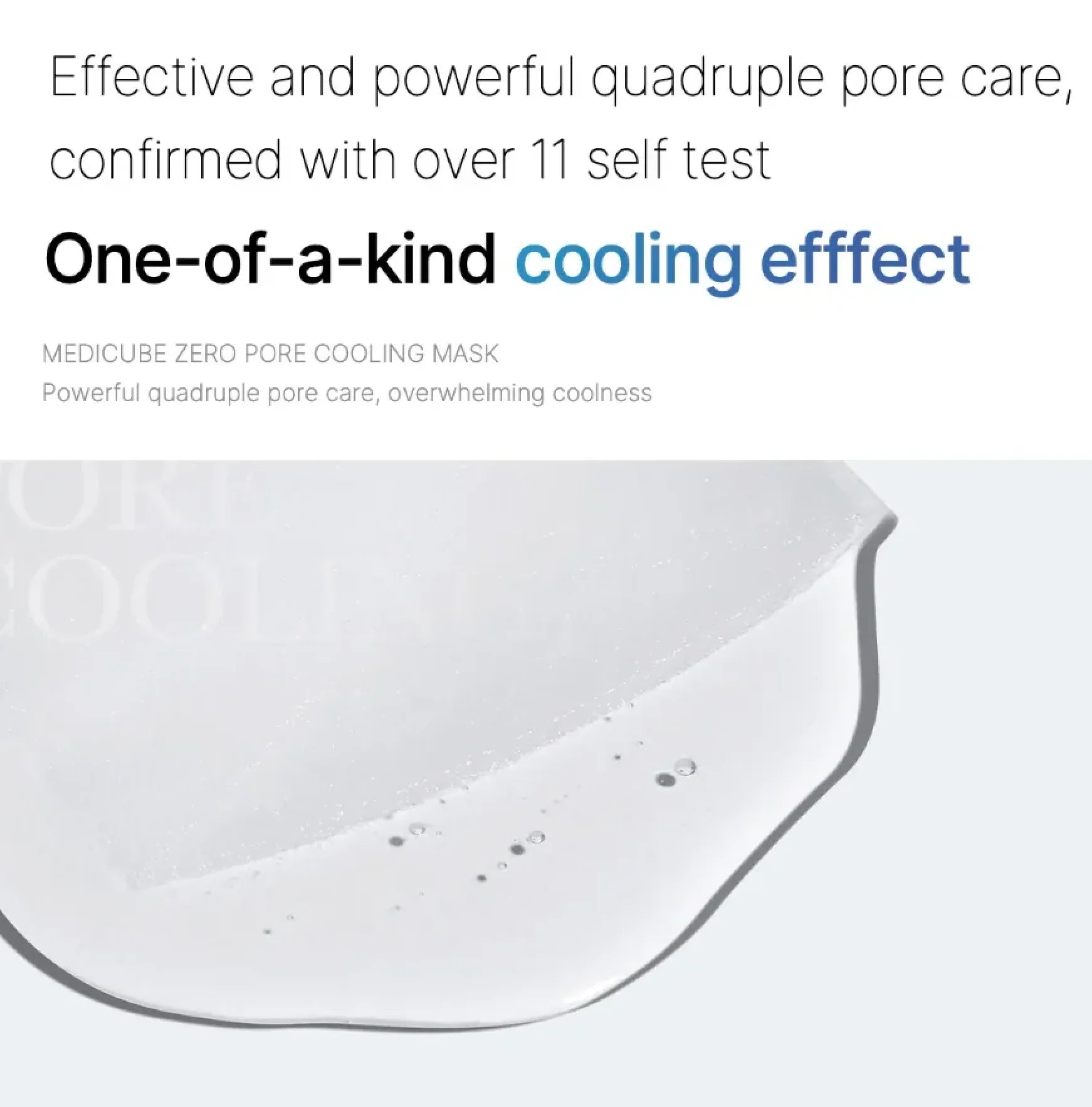 Medicube Zero Pore Cooling Mask