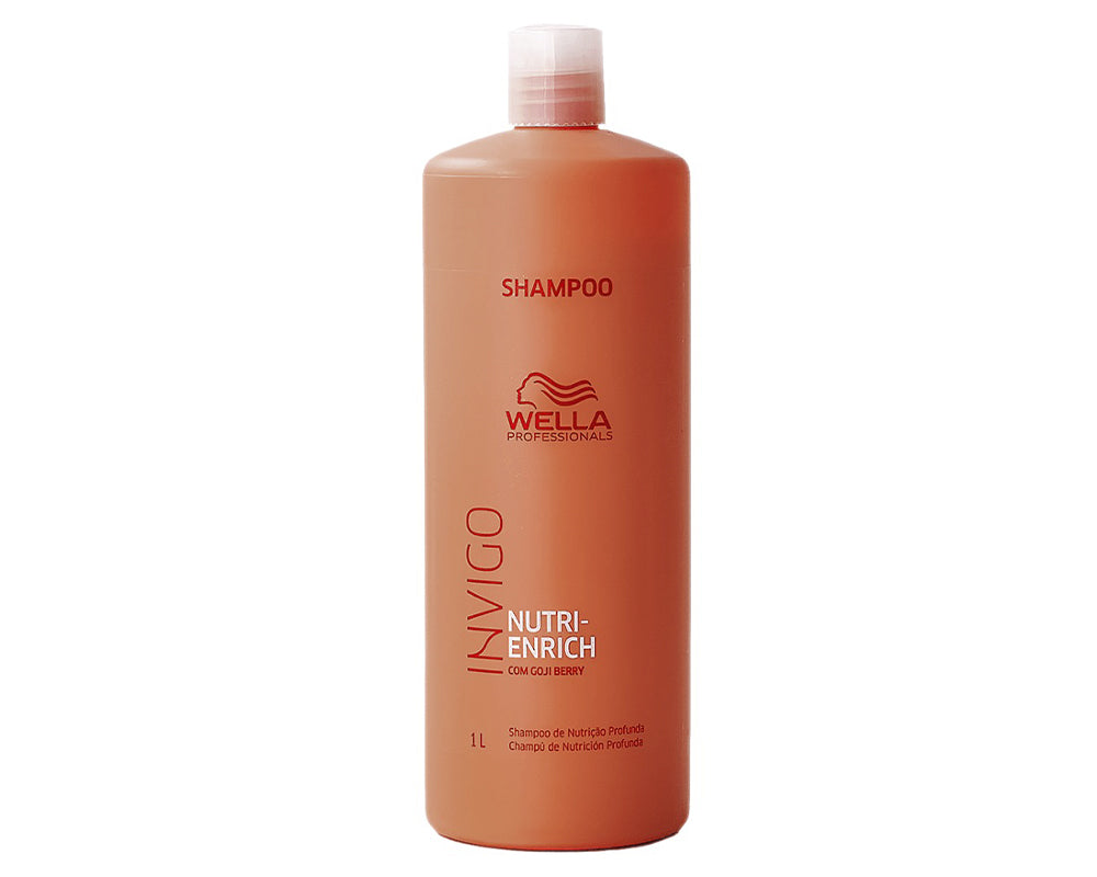 Wella Nutri Enrich Shampoo 1L: Nourish and Revitalize Your Hair - YesMegastore