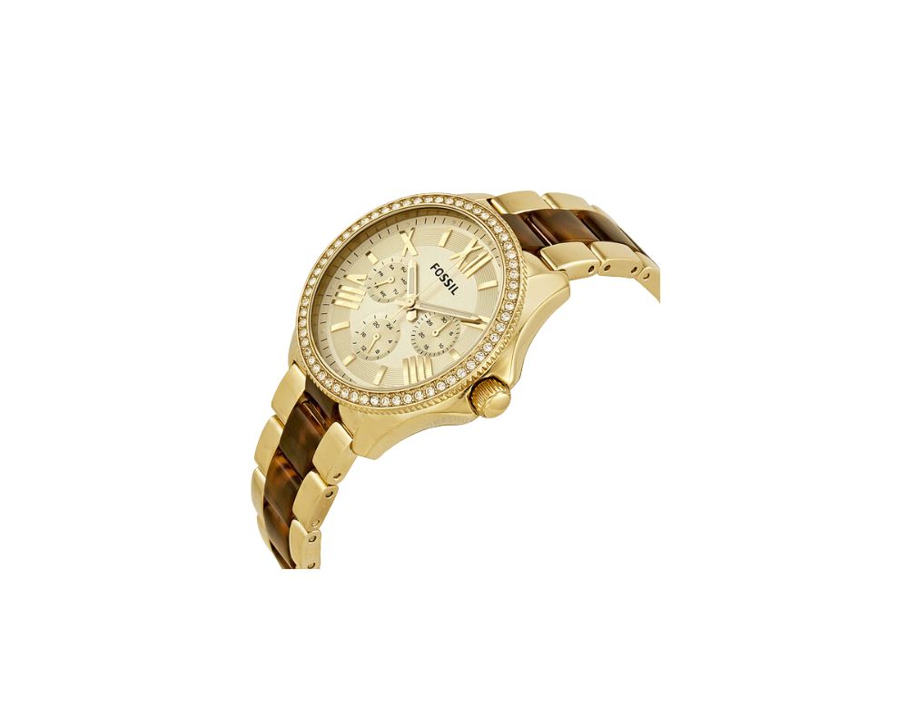 Fossil Cecile Multi-Function Champagne Dial Watch: Timeless Fashion