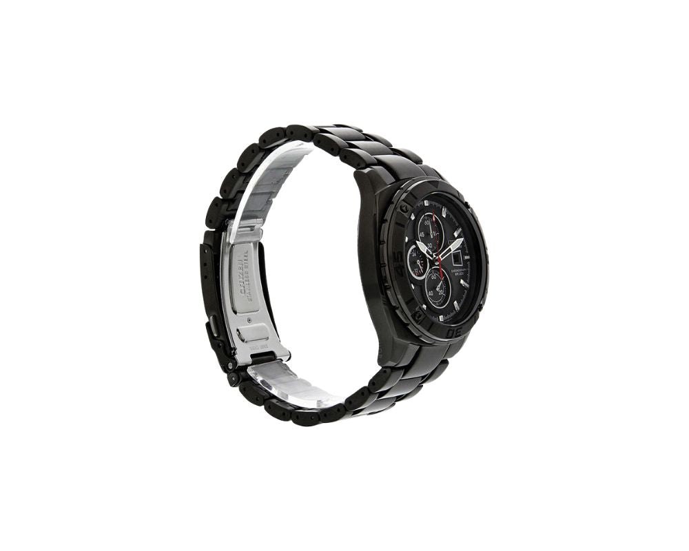 Citizen Sport Eco-Drive Chronograph Black IP CA0307-51H Watch: A Bold Style