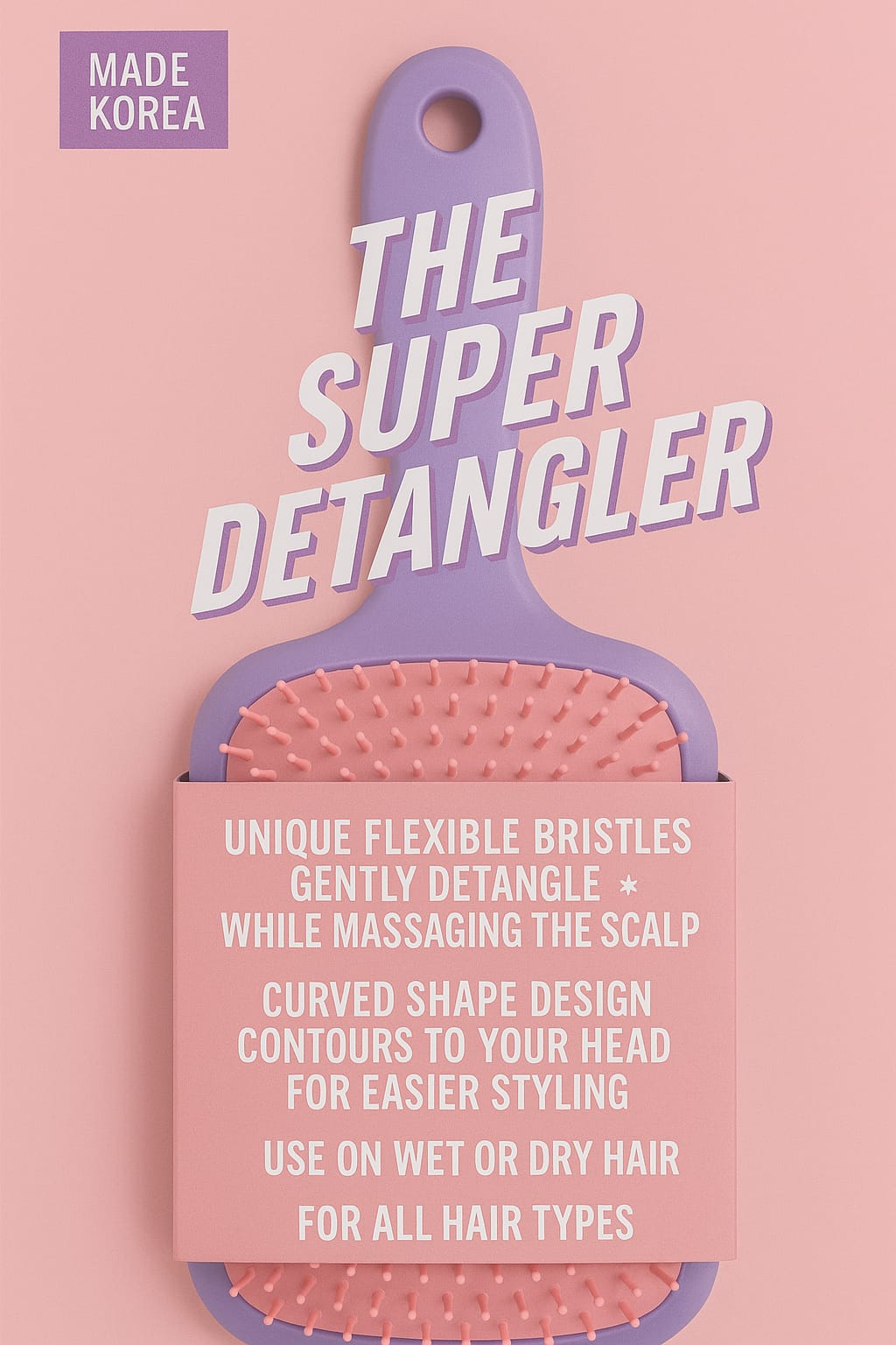 The Super Detangler Hair Brush by Swissco
