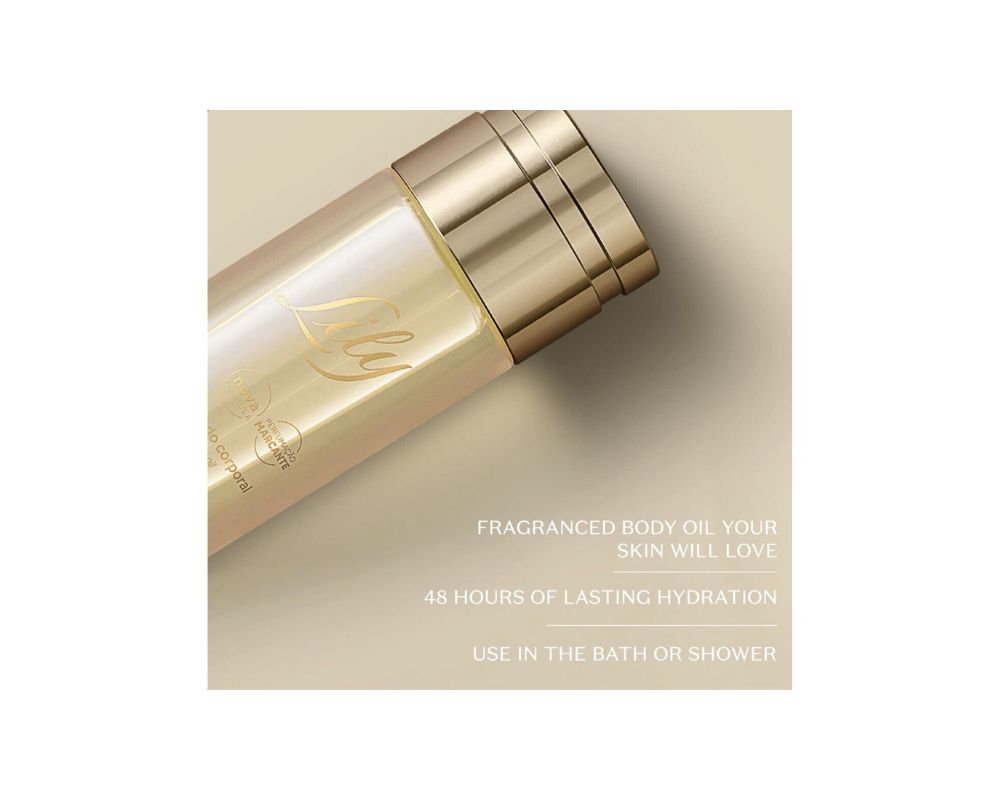 Lily perfumed body oil 150 ml: Luxurious Hydration & Irresistible Fragrance - YesMegastore