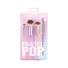Real Techniques Pastel Pop Plumped Up Base Face Brush Set - YesMegastore