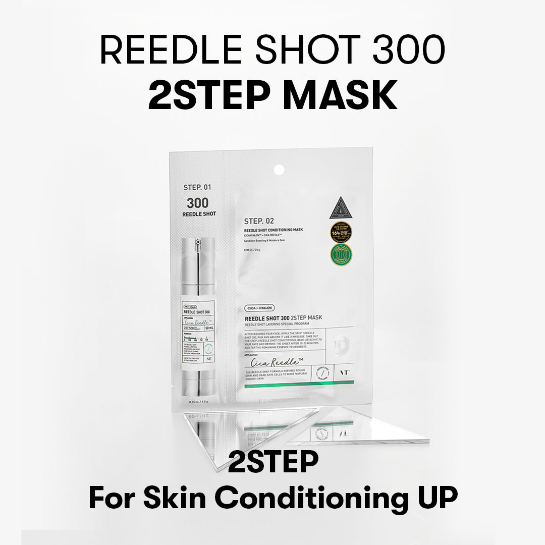 VT Cosmetics Cica Reedle Shot 300 2-Step Conditioning Mask