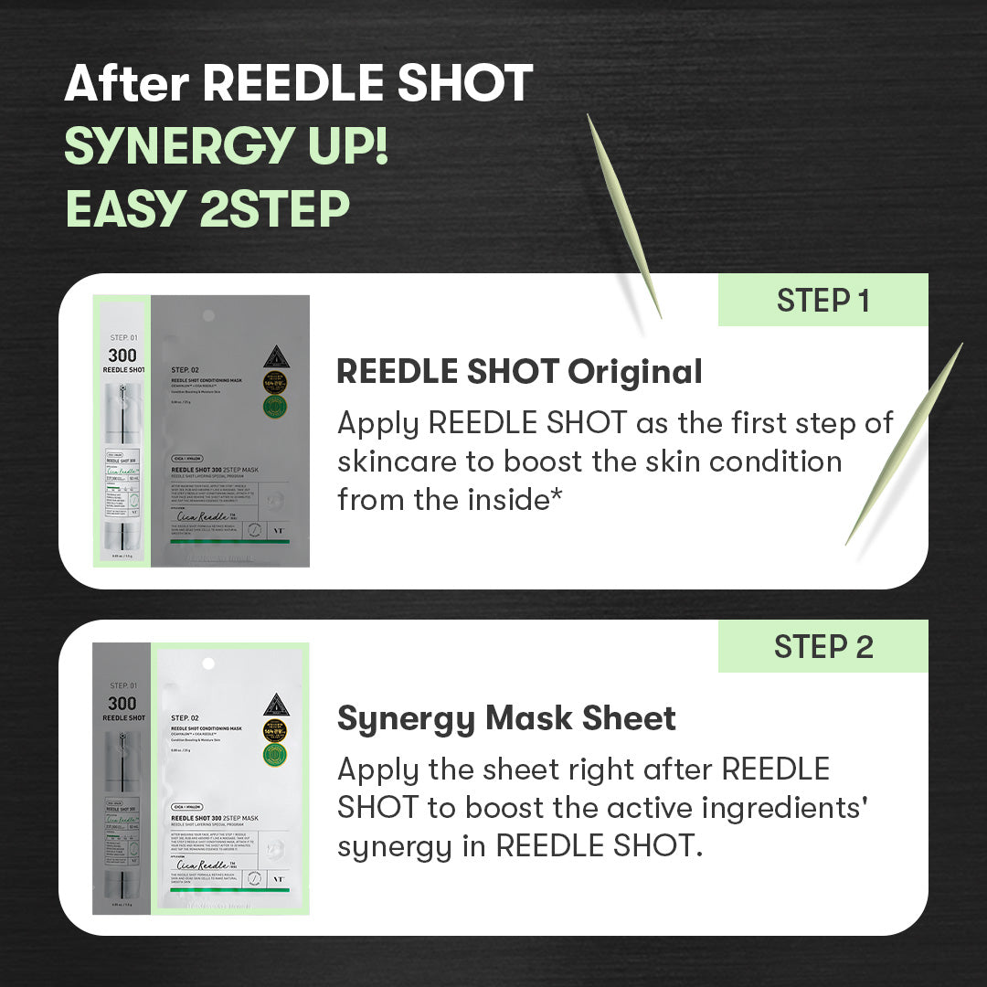 VT Cosmetics Cica Reedle Shot 300 2-Step Conditioning Mask