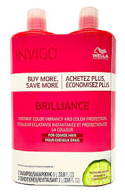 Wella Invigo Brilliance Shampoo and Conditioner Set - YesMegastore