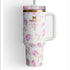 Staley LoveShackFancy Rosa Beaux White 40 oz bottle - YesMegastore