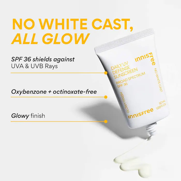 innisfree Daily UV Defense Sunscreen Broad Spectrum SPF 36