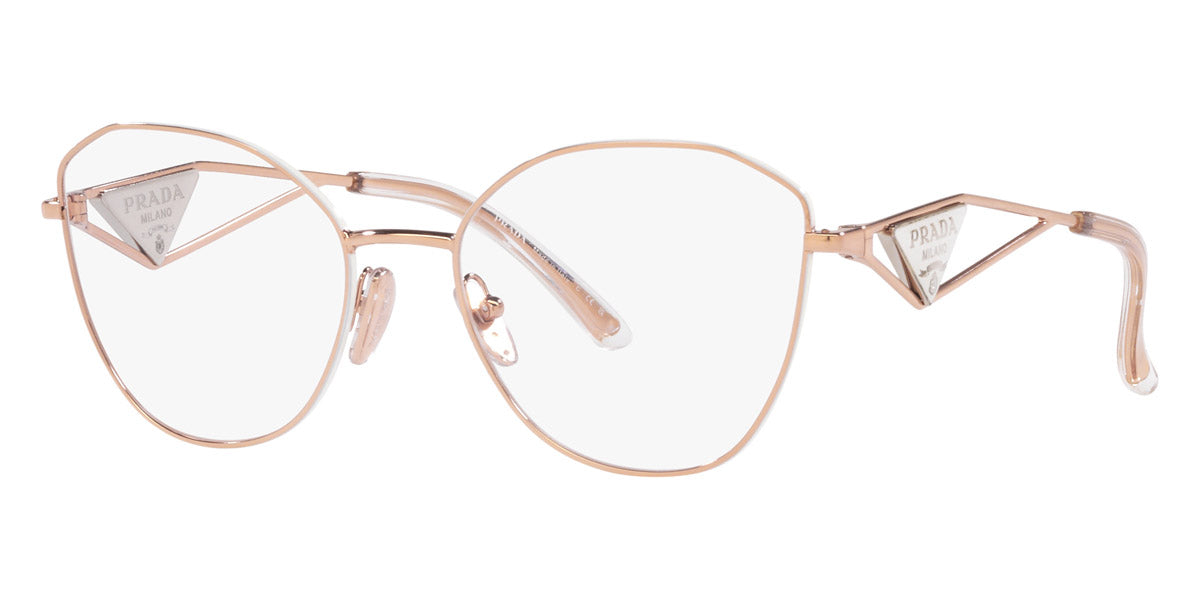Prada PR 52ZV SVF1O1 55  Pink Gold Eyeglass