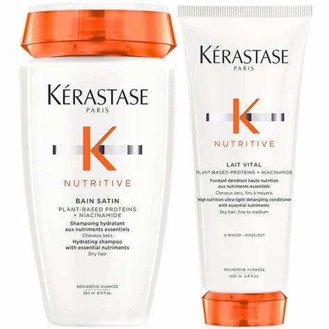 Kerastase Nutritive Hydrating Shampoo and Conditioner Set - YesMegastore